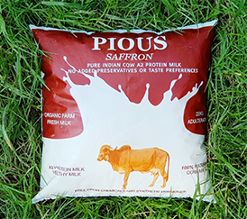 Piousmilk.com for organic bio-farm fresh desi Gir cow A2 milk in Noida, Greater Noida, New Delhi. Contact us now at 9643731653; 9999816253